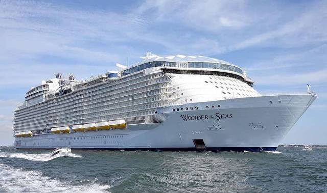 Kapal pesiar Wonder of the Seas Foto: Instagram @wonderoftheseas