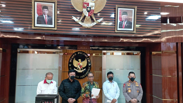 Konferensi Pers Menko Polhukam Mahfud MD Bahas Keamanan Siber Foto: Aprilandika Pratama/kumparan