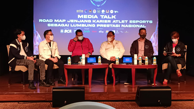 Media Talk Piala Presiden Esports 2022 di Djakarta Theatre XXI, Kebon Sirih, Jakarta, Rabu (14/9/2022). Foto: Jodi Hermawan/kumparan