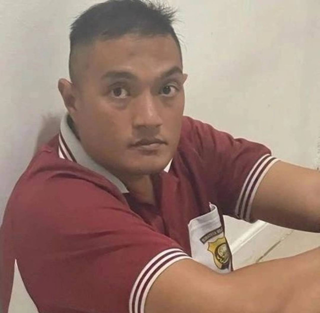 Bripksa SA, oknum polisi yang tampar anggota TNI di Palembang. (ist)