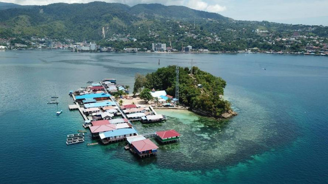 Kampung Kayo Pulo Jayapura. (Foto Media Center KMAN VI)