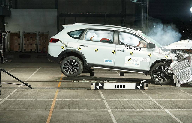 Hasil uji tabrak ASEAN NCAP Honda BR-V. Foto: dok. ASEAN NCAP
