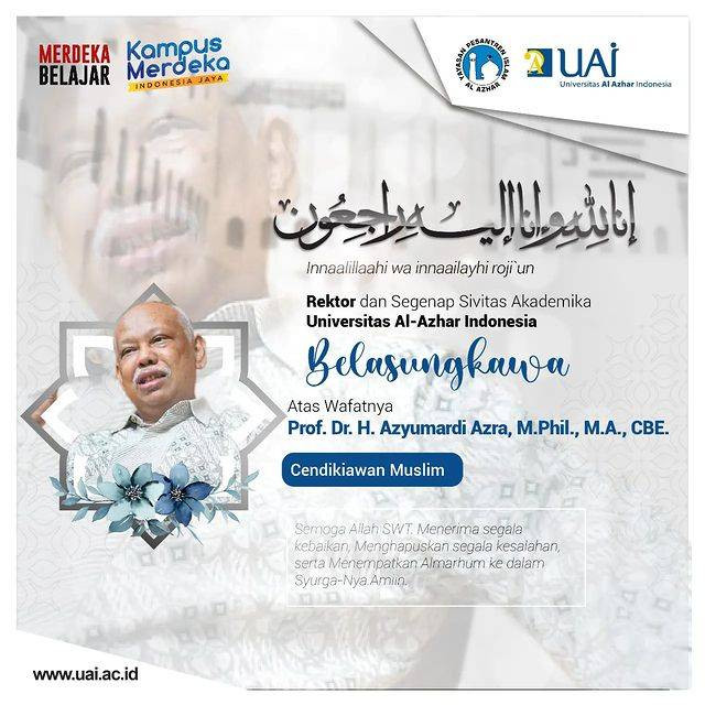 Intelektual Bangsa, Prof. Azyumardi Azra