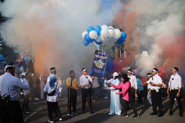 Hari Lalu Lintas Bhayangkara Ke 67, Satlantas Polres Bangkalan Gelar CFD
