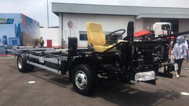 Ilustrasi sasis bus mesin depan. Foto: Sena Pratama/kumparan