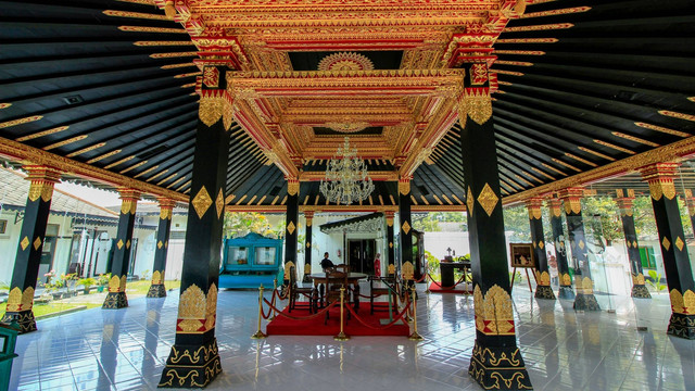 Ilustrasi Anjungan Emas Keraton Yogyakarta. Foto: aditya_frzhm/Shutterstock
