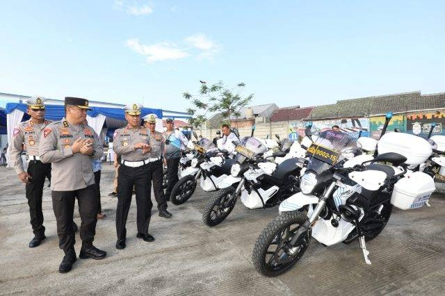 Motor Listrik Zero DSR Korps Lalu Lintas (Korlantas) Polri . Foto: dok. NTMC Polri