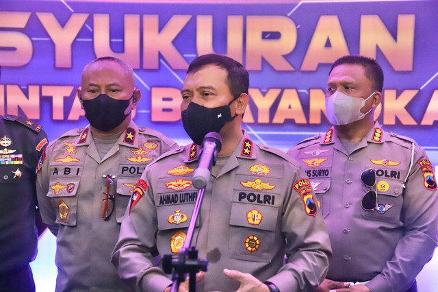 Kapolda Jateng Irjen Pol Ahmad Luthfi dalam acara HUT Lantas ke 67 di Mapolda Jateng. Foto: Dok. Humas Polda Jateng