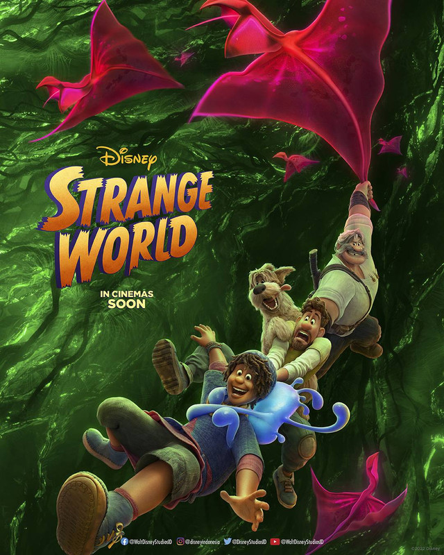 Poster Disney Animation's Strange World. Foto: Disney