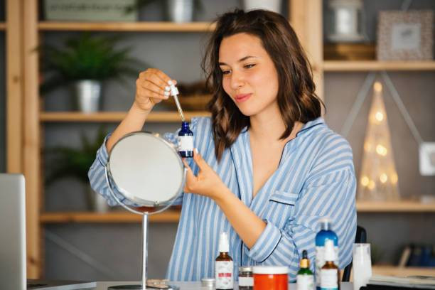 Ilustrasi skincare untuk kulit berminyak dan pori besar (Sumber: Pexels)