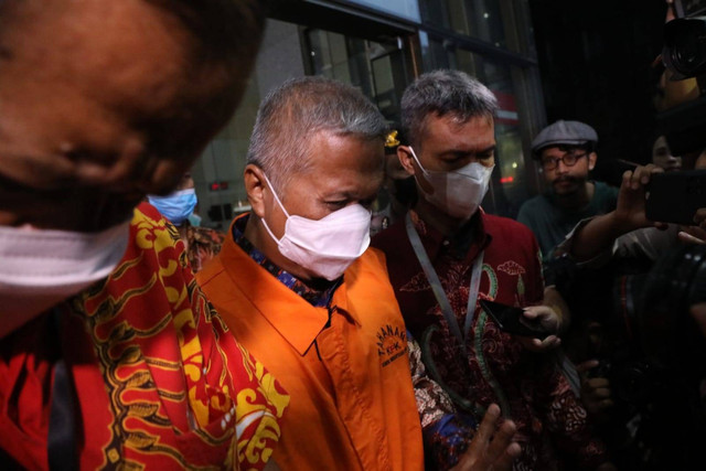 Hakim Agung Sudrajad Dimyati ditetapkan sebagai tersangka dugaan suap pengurusan perkara di Mahkamah Agung, bersama 9 tersangka lainnya. Foto: Aditia Noviansyah/kumparan