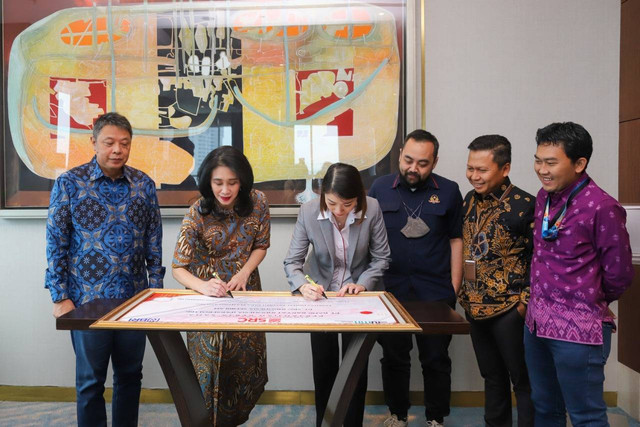 Kerja sama BRI dengan SRC Indonesia Sembilan untuk digital payment di platform Ayo SRC. Foto: Dok. BRI