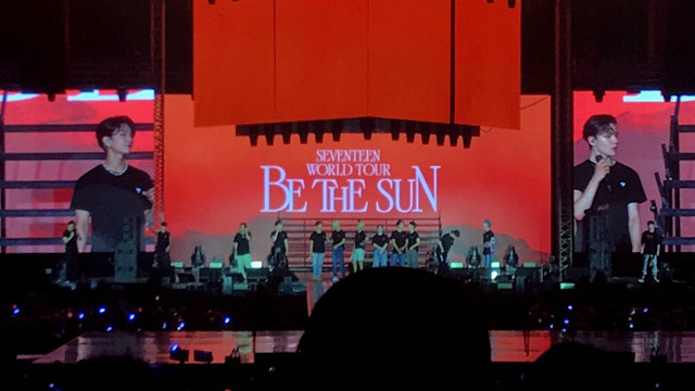 Konser SEVENTEEN World Tour : Be The Sun di ICE BSD, Tangerang Selatan, Minggu (25/9/022). Foto: Mutiara Oktaviana/kumparan