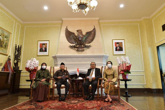 Wapres Ma'ruf Amin Temui Diaspora Indonesia di Jepang, Senin (26/9). Foto: Dok. BPMI