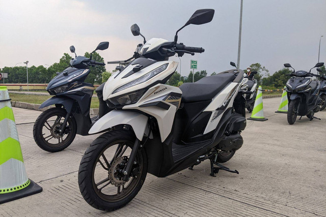 Wujud motor skutik terbaru Honda Vario 125. Foto: Sena Pratama/kumparan