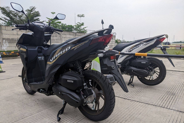 Wujud motor skutik terbaru Honda Vario 125. Foto: Sena Pratama/kumparan