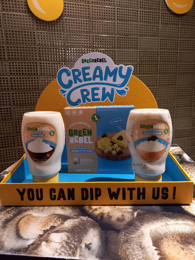 Produk terbaru Creamy Crew yaitu Mayo-Nice dan Caesar Dressing. Foto: Monika Febriana/kumparan
