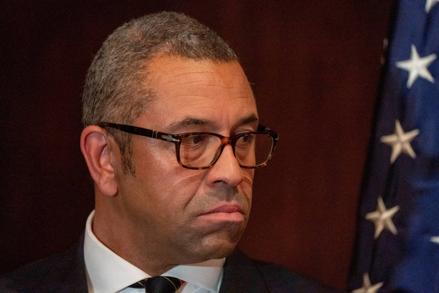 Menteri Luar Negeri Inggris James Cleverly. Foto: David 'Dee' Delgado/REUTERS