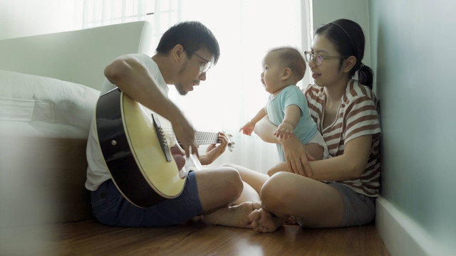 Ilustrasi bayi menyanyi. Foto: eggeegg/Shutterstock