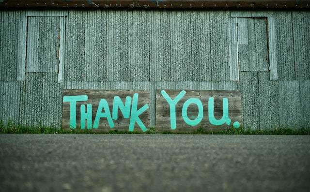 Ilustrasi thankyou atau thank you. Foto: unsplash.com/kevin_butz