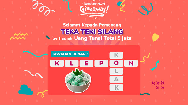 Selamat! Ini 5 Pemenang Giveaway Teka-teki Silang