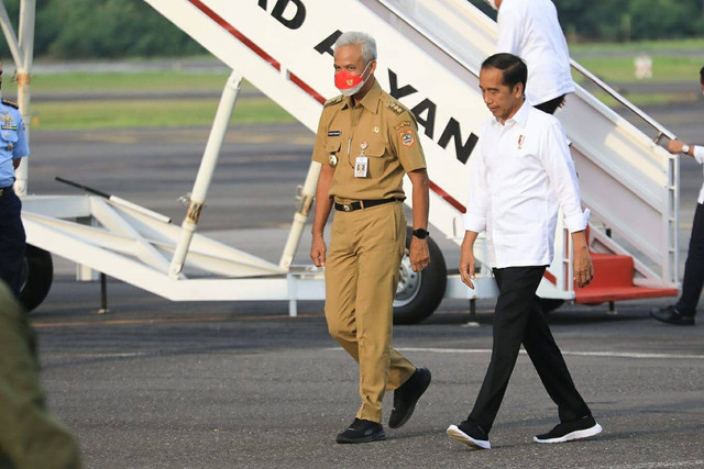 Jokowi dan Ganjar di Jateng Foto: Dok. Humas Pemprov Jateng
