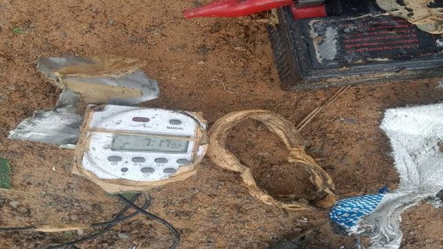 Bom rakitan meledak di rumah warga di Inhu, Riau (Foto: Istimewa)