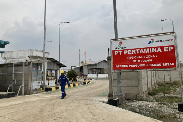 Stasiun Pengumpulan Bambu Besar Pertamina EP Subang di Karawang, Jawa Barat, Jumat (7/10/2022). Foto: Ema Fitriyani/kumparan