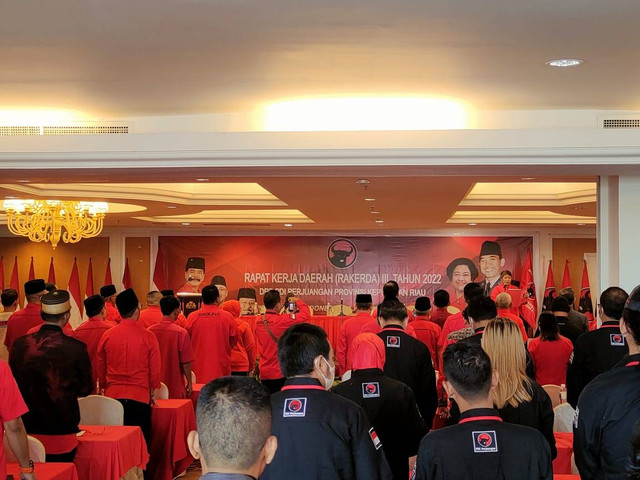 Rakerda PDIP Kepri ke-3 di Hotel Harmoni One, Batam Center, Sabtu (8/10). Foto: Zalfirega/kepripedia.com