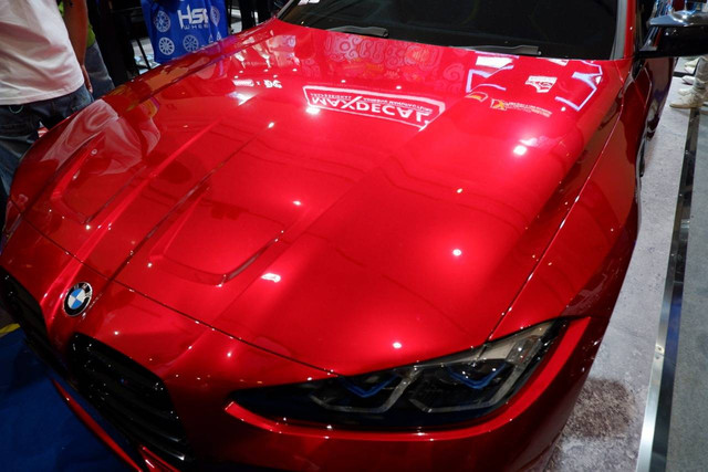 Bodi mobil yang pakai Paint Protection Film (PPF) Maxdecal. Foto: Aditya Pratama Niagara/kumparan