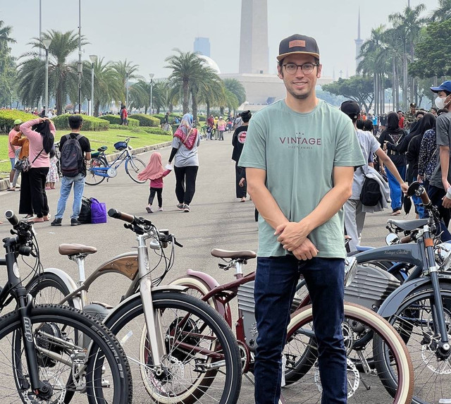 Pendiri Vintage Electric Andrew Davidge.  Foto: Gesit Prayogi/kumparan