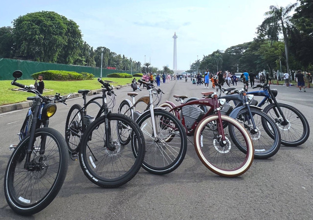 Lini produk sepeda listrik Vintage Electric Foto: Gesit Prayogi/kumparan