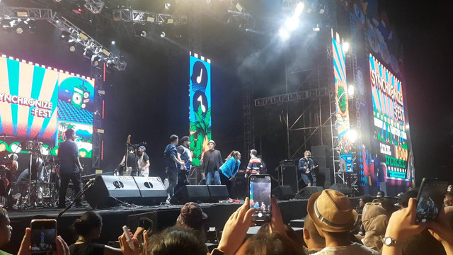 The Groove di Syncronize Fest 2022, Minggu (9/10/2022). Foto: Alexander Vito/kumparan