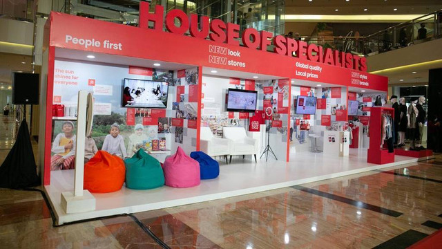 Peluncuran rebranding dan identitas baru Matahari Department Store di Main Atrium Mall Taman Anggrek, Sabtu (08/10/2022). Foto: Matahari