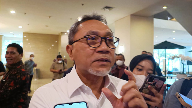 Menteri Perdagangan Zulkifli Hasan dalam Launching Sail Tidore 2022 di Auditorium Kementerian Perdagangan, Selasa (11/10/2022). Foto: Narda Margaretha Sinambela/kumparan