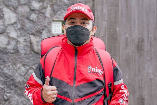 Ilustrasi kurir Ninja Xpress. Foto: Ninja Xpress