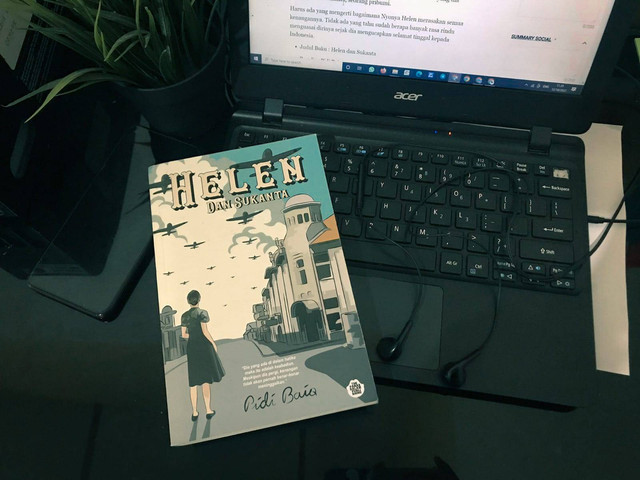 Foto oleh penulis : Novel Helen dan Sukanta karya Pidi Baiq