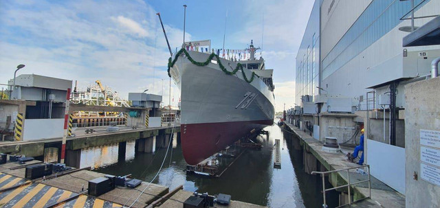 Kapal Perang Penyapu Ranjau Jenis Mine Counter-Measure Vessel (MCMV). Foto: Dok. Dispenal
