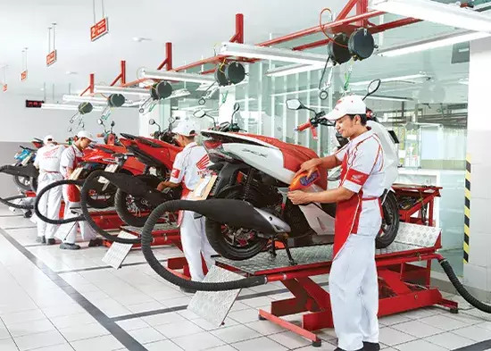 Ilustrasi daftar bengkel AHASS Bekasi. Foto: dok. Astra Honda
