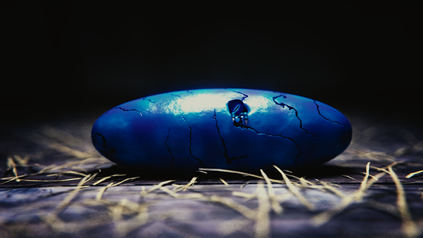 Ilustrasi blue sapphire atau batu safir biru. Foto: pixabay