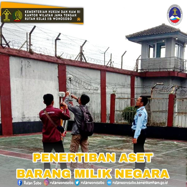 (DOKUMEN RUTAN WONOSOBO )Kegiatan Pengukuran Tanah Rutan Wonosobo