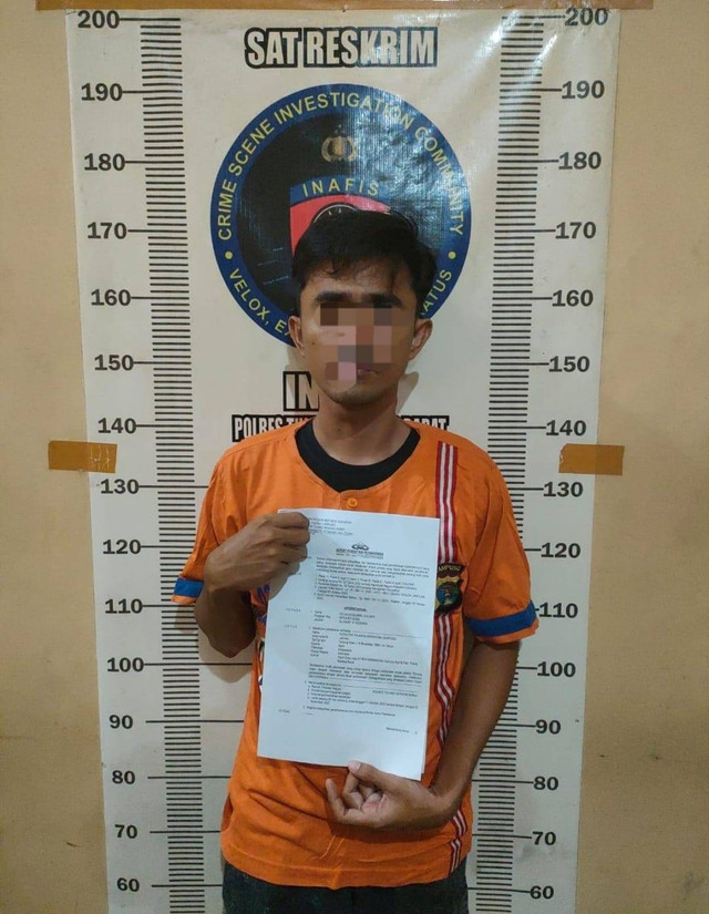 Perawat di Tulang Bawang Barat yang diduga telah memperkosa seorang Bidan. | Foto: Polres Tulang Bawang Barat