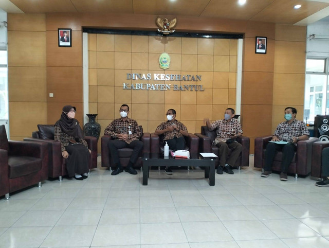 Dinas Kesehatan Bantul berikan tanggapan usai ada 2 anak dari daerah mereka meninggal karena gagal ginjal, Kamis (20/10/2022). Foto: erfanto/Tugu Jogja