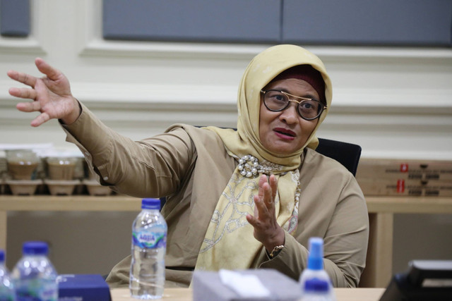 Dian Siswarini saat berkunjung ke kantor kumparan, Jumat (21/10/2022).  Foto: Aditia Noviansyah/kumparan