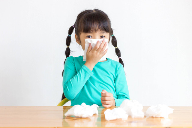 Ilustrasi Anak Flu Foto: Shutterstock