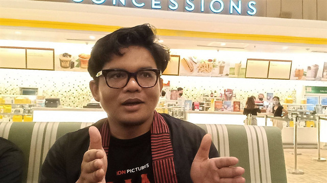 Sutradara film Inang, Fajar Nugros, di XXI Solo Square. FOTO: Agung Santoso