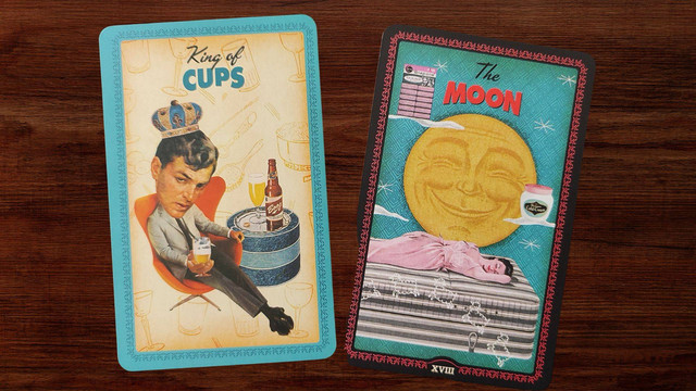 King of Cups, The Moon. (Sumber: dok pribadi)