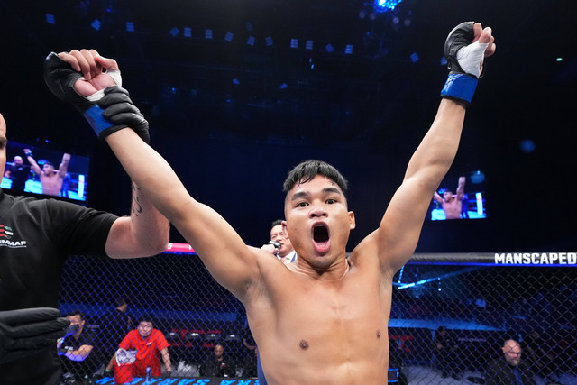 Jeka Saragih di UFC. Foto: Twitter/@ufc