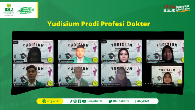 Dokter Muda mengikuti Yudisium setelah verifikasi nilai dinyatakan lulus