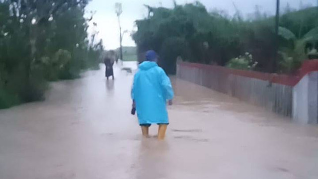 Desa Kaduwaa, Kecamatan Lore Utara, Kabupaten Poso, Sulawesi Tengah, terendam banjir, Senin (24/10). Foto: Istimewa
